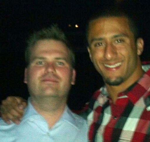 Kyle Kaepernick with his brother Colin Kaepernick